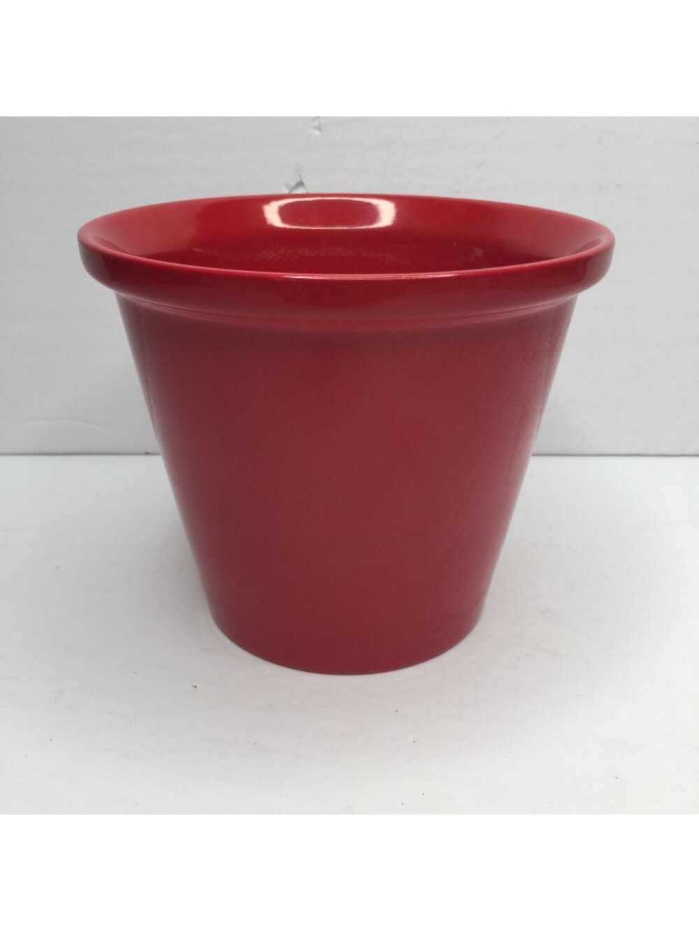 IKEA Red Ceramic Flower Pot 4.5" Tall Indoor Outdoor Planter